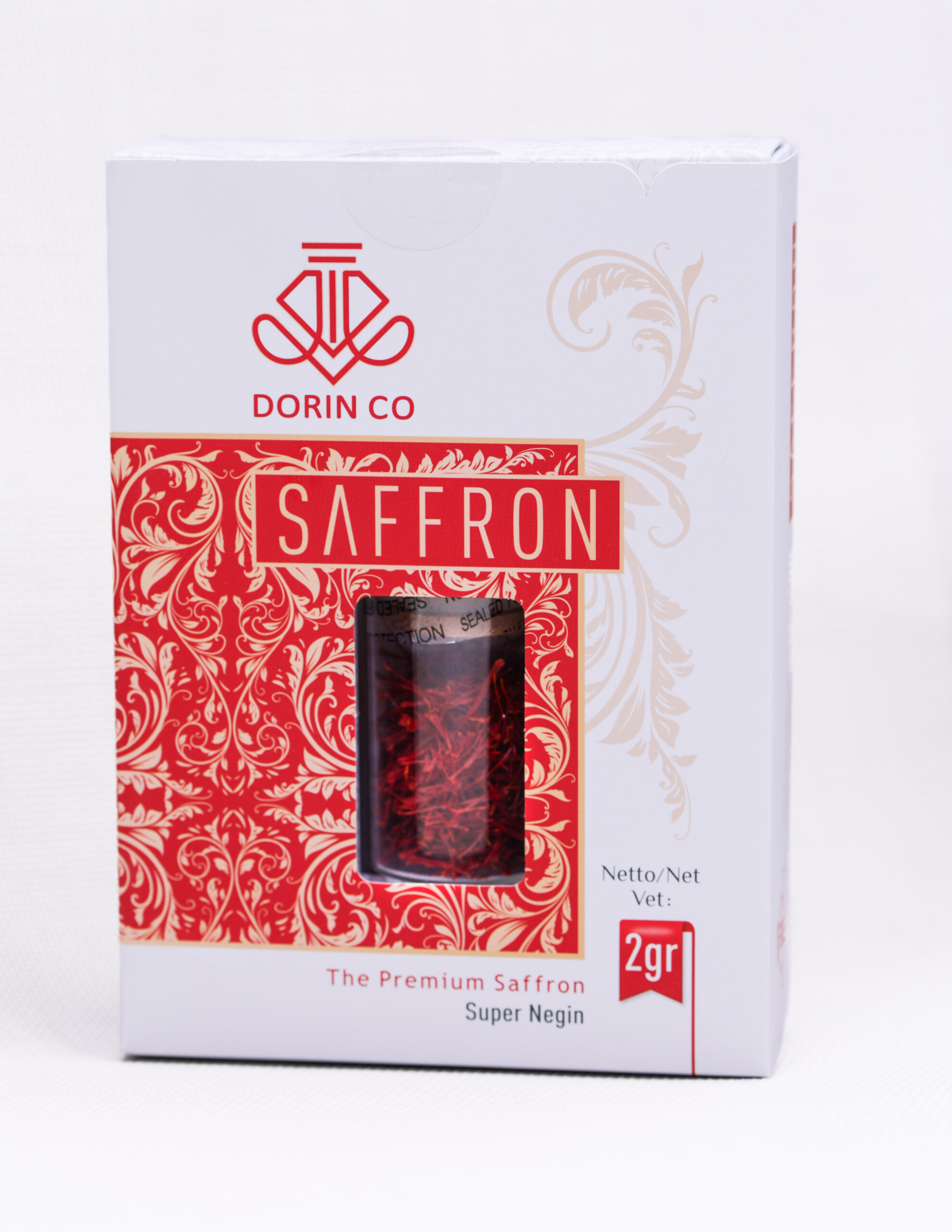 Super Negin Saffron 2g close-up detail